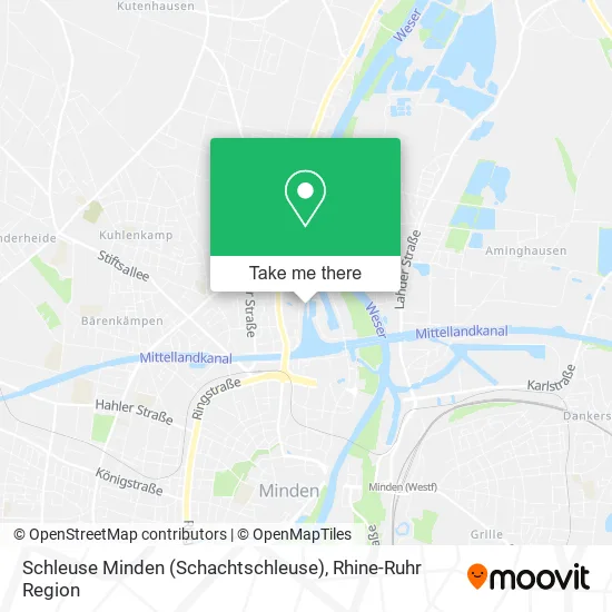 Карта Schleuse Minden (Schachtschleuse)