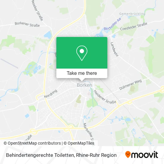 Behindertengerechte Toiletten map
