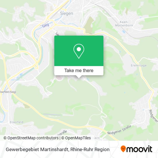 Gewerbegebiet Martinshardt map