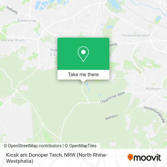 Карта Kiosk am Donoper Teich