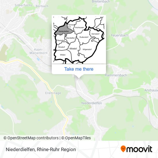 Карта Niederdielfen