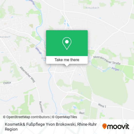 Kosmetik& Fußpflege Yvon Brokowski map