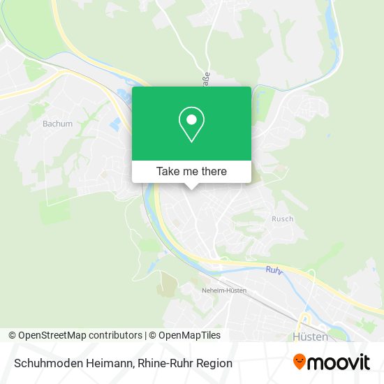 Schuhmoden Heimann map