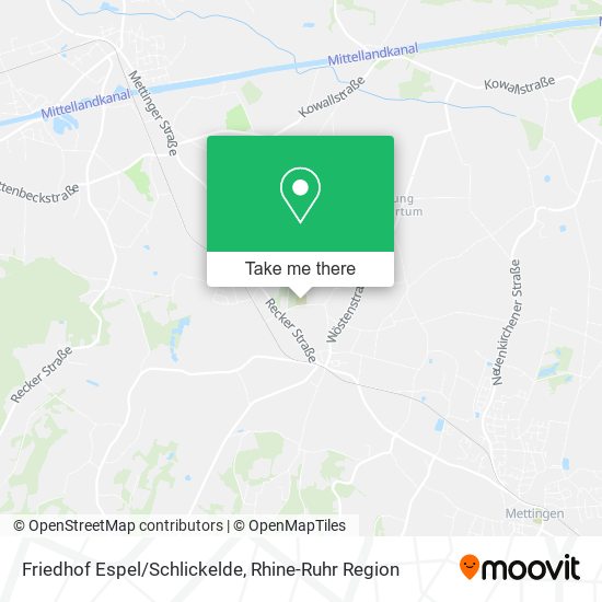 Friedhof Espel/Schlickelde map