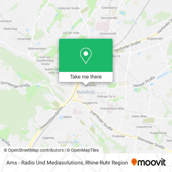 Ams - Radio Und Mediasolutions map