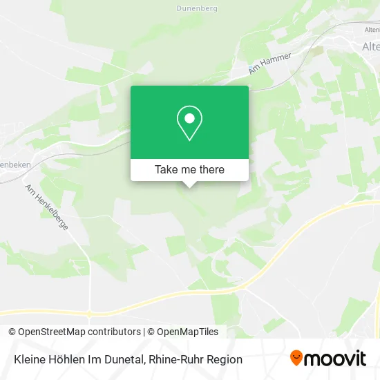 Карта Kleine Höhlen Im Dunetal