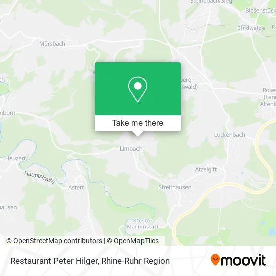 Карта Restaurant Peter Hilger