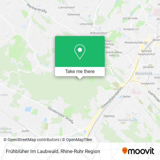 Frühblüher Im Laubwald map