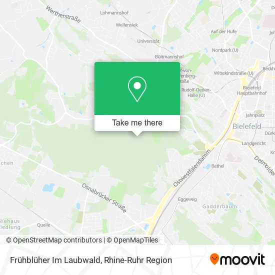 Карта Frühblüher Im Laubwald