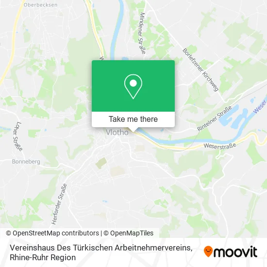 Vereinshaus Des Türkischen Arbeitnehmervereins map