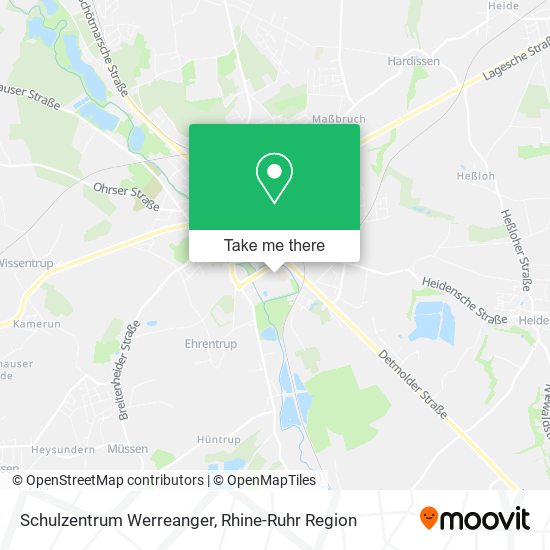 Schulzentrum Werreanger map