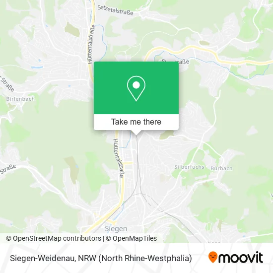 Карта Siegen-Weidenau