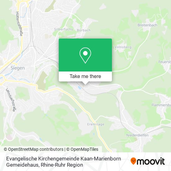 Evangelische Kirchengemeinde Kaan-Marienborn Gemeidehaus map