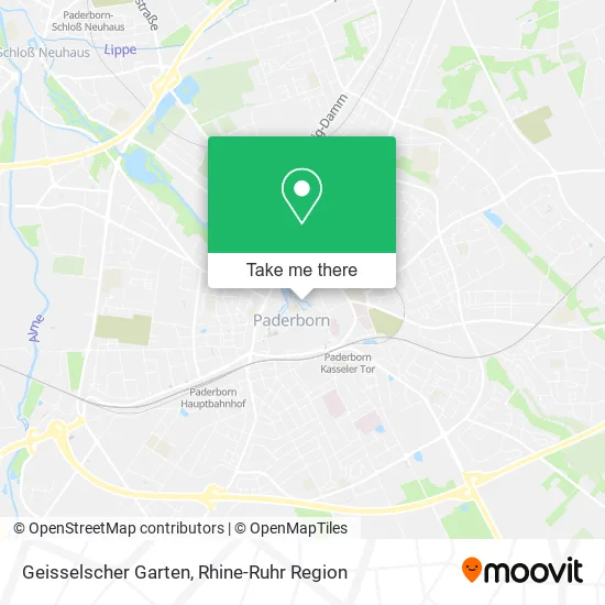 Карта Geisselscher Garten