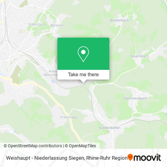 Weishaupt - Niederlassung Siegen map