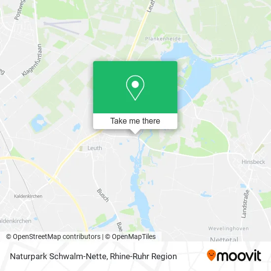 Карта Naturpark Schwalm-Nette