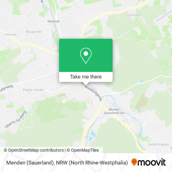 Карта Menden (Sauerland)