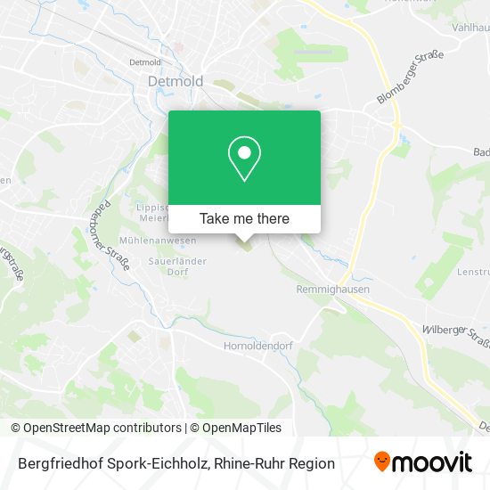 Bergfriedhof Spork-Eichholz map