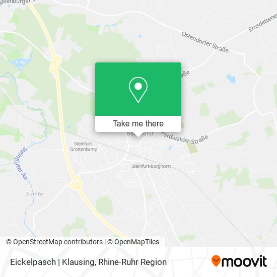 Eickelpasch | Klausing map