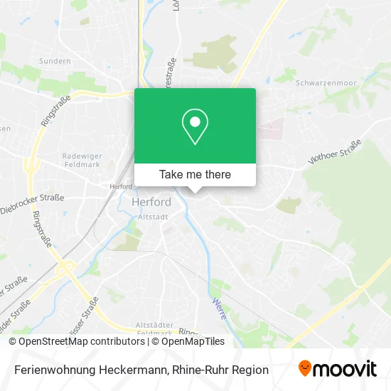 Ferienwohnung Heckermann map