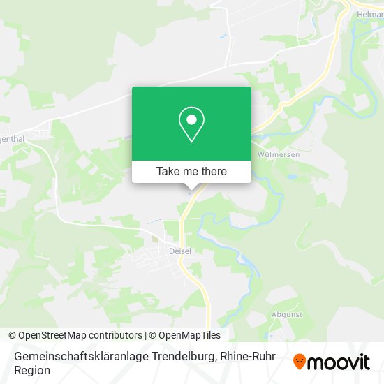 Gemeinschaftskläranlage Trendelburg map