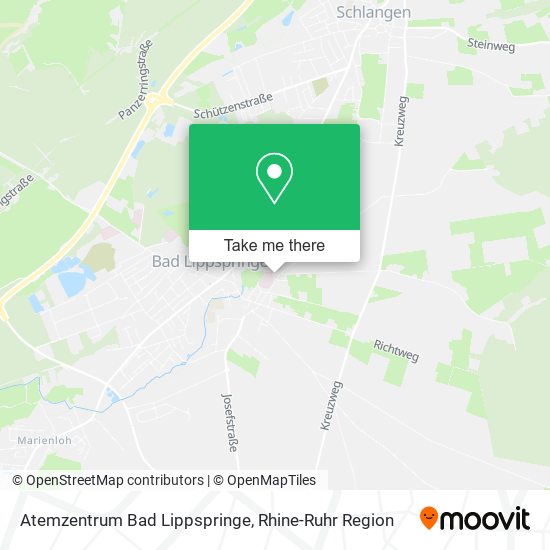 Atemzentrum Bad Lippspringe map