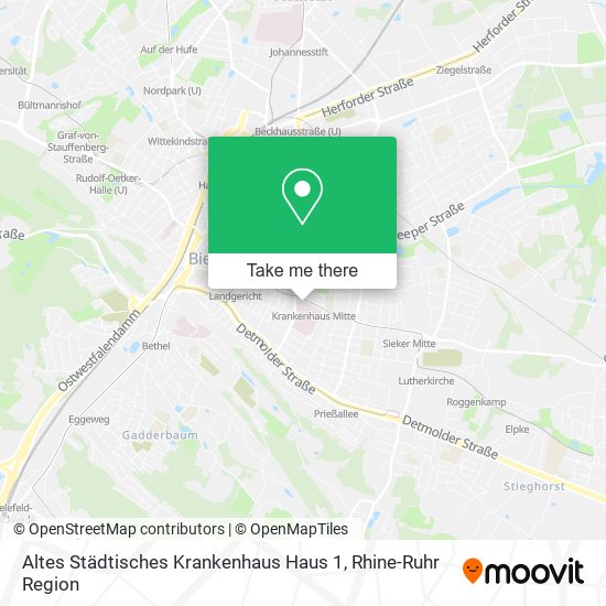 Altes Städtisches Krankenhaus Haus 1 map