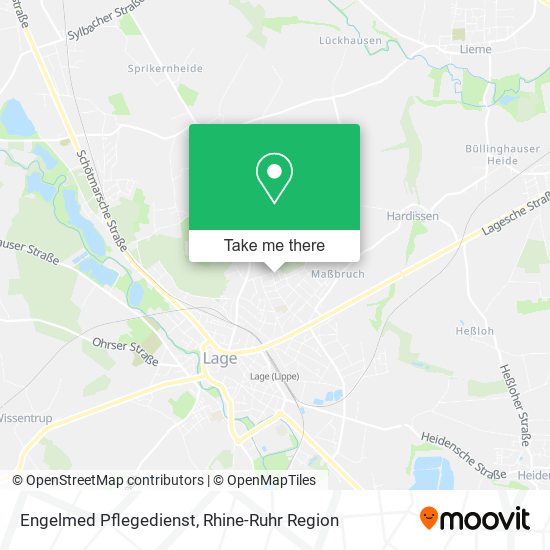 Engelmed Pflegedienst map