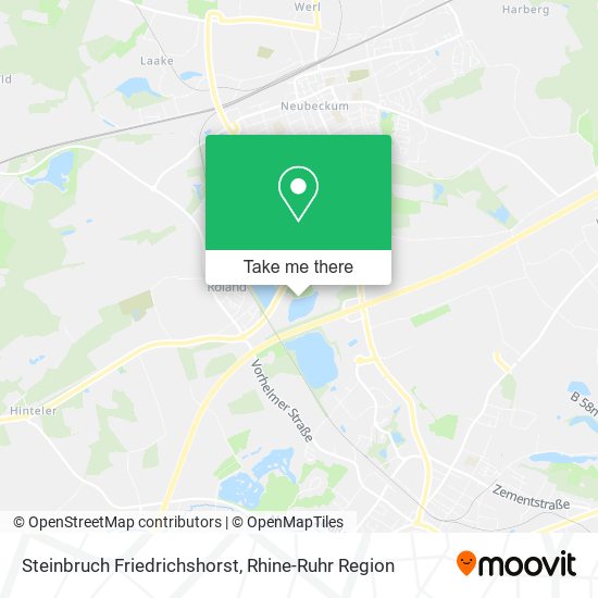 Steinbruch Friedrichshorst map