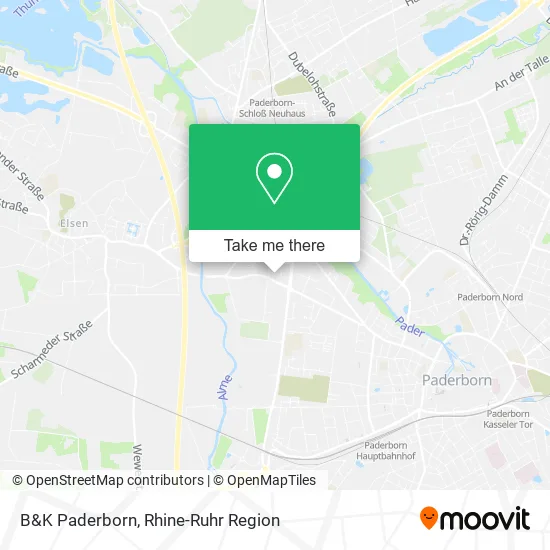 Карта B&K Paderborn