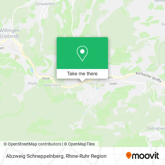 Карта Abzweig Schneppelnberg