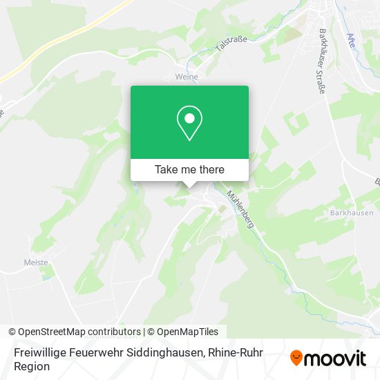 Карта Freiwillige Feuerwehr Siddinghausen