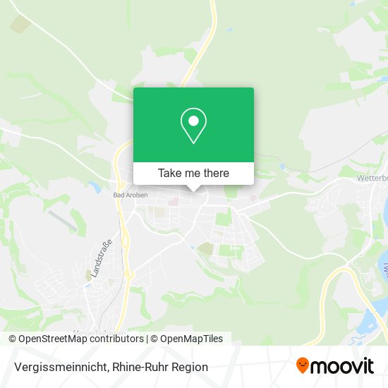 Vergissmeinnicht map