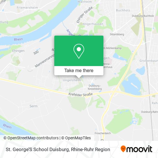 St. George’S School Duisburg map