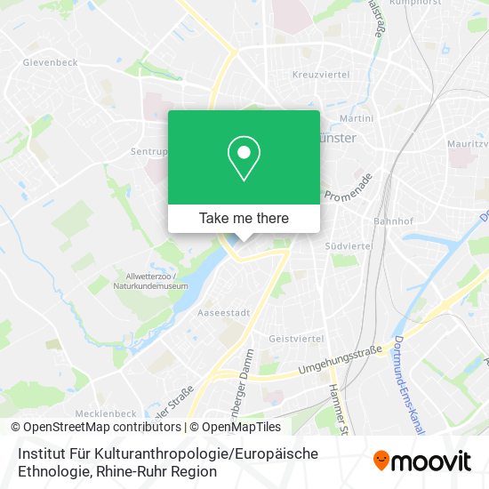 Institut Für Kulturanthropologie / Europäische Ethnologie map