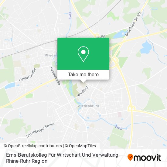 Ems-Berufskolleg Für Wirtschaft Und Verwaltung map