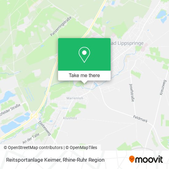 Reitsportanlage Keimer map
