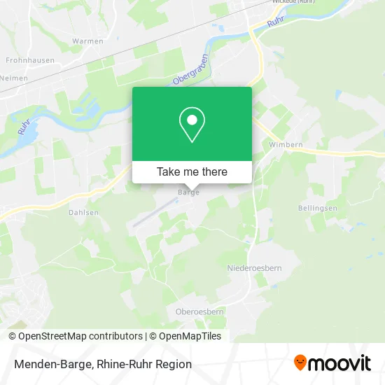 Карта Menden-Barge