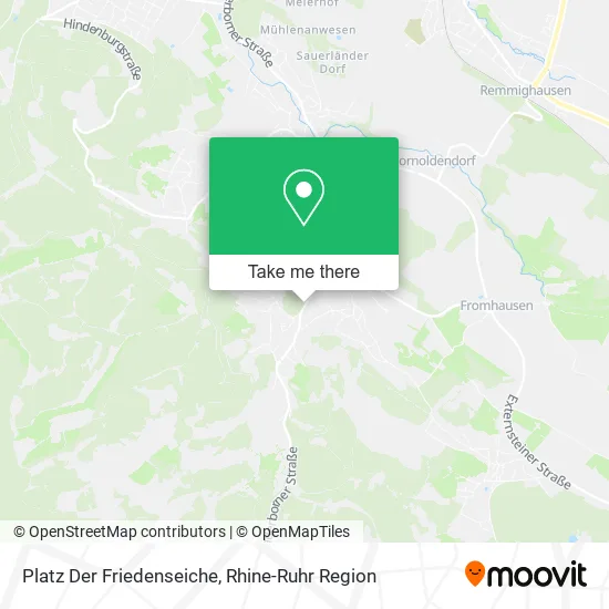 Platz Der Friedenseiche map