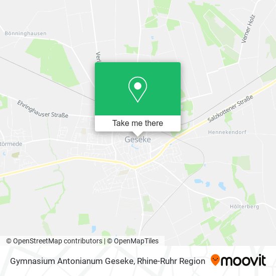 Gymnasium Antonianum Geseke map