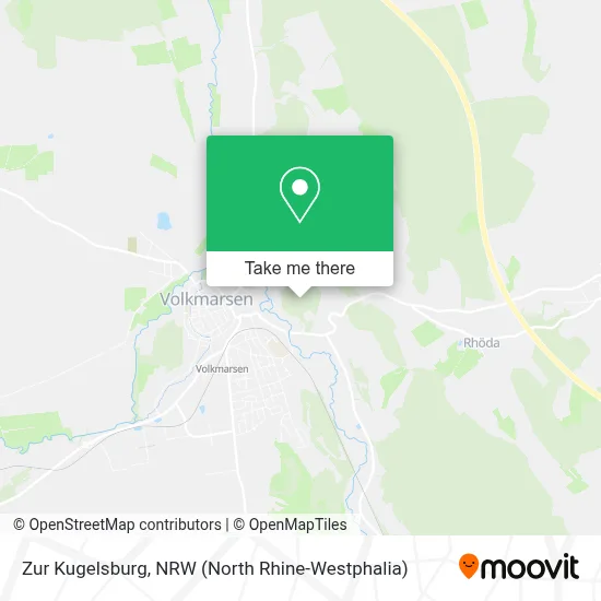 Zur Kugelsburg map