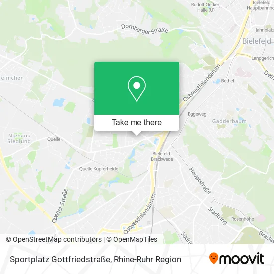 Карта Sportplatz Gottfriedstraße