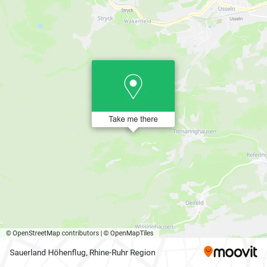 Карта Sauerland Höhenflug