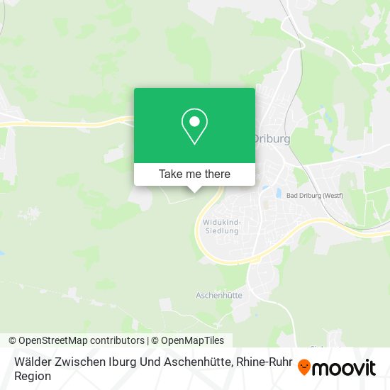 Wälder Zwischen Iburg Und Aschenhütte map