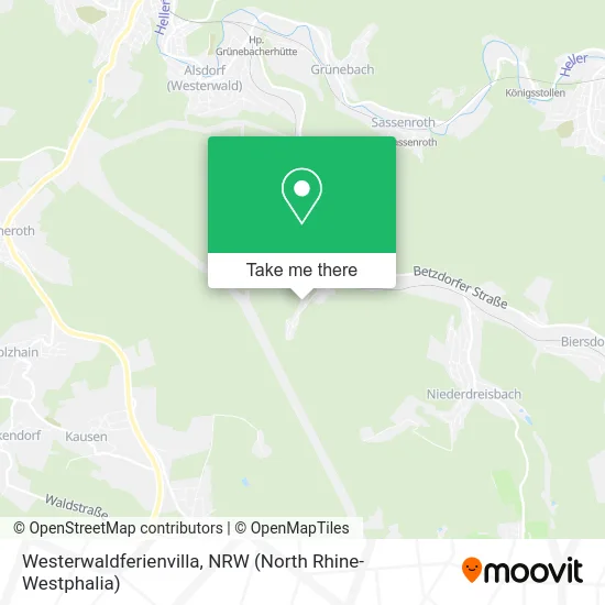 Westerwaldferienvilla map