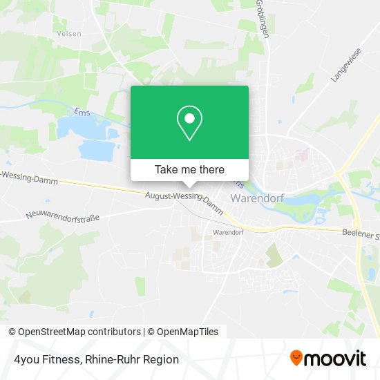 4you Fitness map