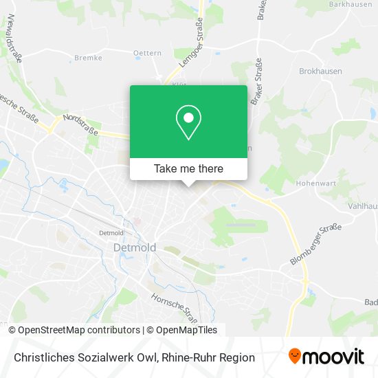 Christliches Sozialwerk Owl map