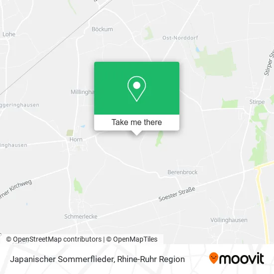 Карта Japanischer Sommerflieder