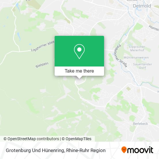 Grotenburg Und Hünenring map