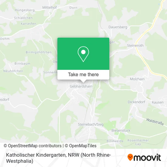 Katholischer Kindergarten map